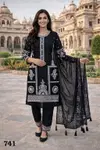 Maya By Mrudangi Georgette Kurti With Bottom Dupatta Online Wholesale